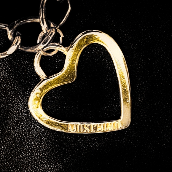 Rare Vintage Moschino Gold Charm Belt/Necklace - Picture 8 of 10